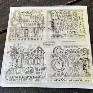 Close to my heart my acrylix stamp set-Summertime never used!